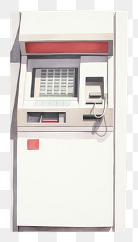 PNG Atm machine white background architecture. AI generated Image by rawpixel.