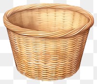 PNG Basket laundry white background handicraft. 