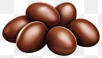 PNG Vector realistic chocolate eggs easter symbol food confectionery. 