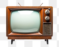 PNG  Television screen old white background. AI generated Image by rawpixel.