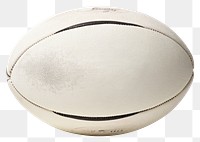 PNG  White Rugby Ball ball sports rugby. AI generated Image by rawpixel.