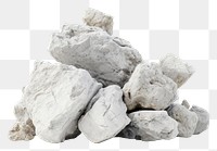 PNG  Rocks white mineral  limestone. AI generated Image by rawpixel.