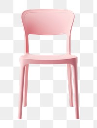PNG  Pastel pink model chair furniture  simplicity. AI generated Image by rawpixel.