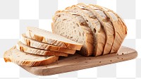 PNG Sliced Sourdough Bread bread sourdough sliced. AI generated Image by rawpixel.