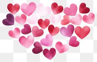 PNG Hearts backgrounds petal pink. 