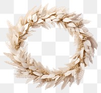 PNG  White christmas wreath photo celebration photography. AI generated Image by rawpixel.