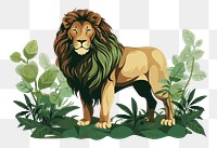 PNG Lion animal wildlife mammal. AI generated Image by rawpixel.