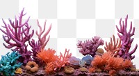 PNG Coral reef aquarium nature fish. 