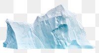 PNG Iceberg nature white white background. AI generated Image by rawpixel.