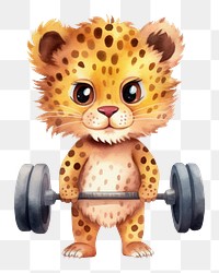 PNG Cheetah Gym cheetah cartoon mammal. 