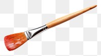 PNG  Artist paintbrush tool white background cosmetics. AI generated Image by rawpixel.