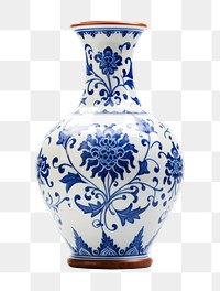 PNG  Chinese vase porcelain pottery art. 