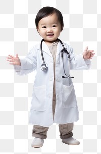 PNG  Chinese baby portrait doctor photo. AI generated Image by rawpixel.