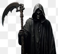 PNG Grim reaper costume weapon white background