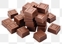 PNG  Chocolate dessert fudge food. AI generated Image by rawpixel.