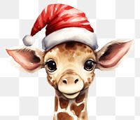 PNG Cute baby giraffe cartoon mammal animal. 