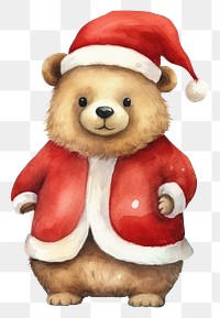 PNG Sea lion wearing Santa Claus costume christmas cartoon cute. 