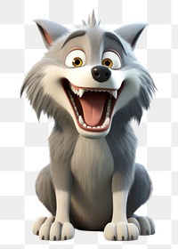 PNG Cartoon wolfs cartoon mammal animal. 