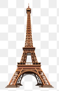 PNG Eiffel tower architecture building landmark. 