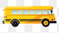 PNG School bus vehicle transportation. 