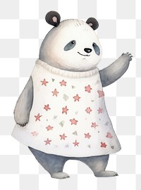 PNG Animal panda cute toy. AI generated Image by rawpixel.