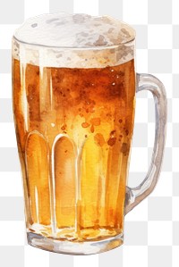 PNG Beer drink lager glass. 