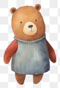 PNG Bear character plush toy  