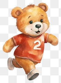 PNG Cute bear sports toy  