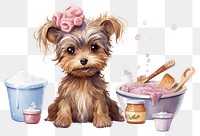 PNG Dog beauty salon character animal terrier mammal. 