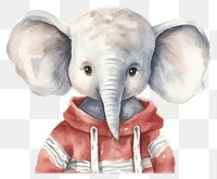 PNG Elephant character animal wildlife mammal. AI generated Image by rawpixel.