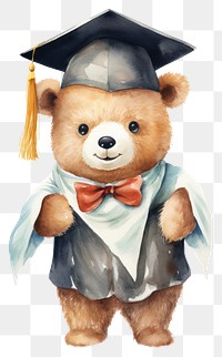 PNG Bear graduation toy representation. 