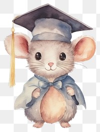 PNG Mouse animal rat graduation. AI generated Image by rawpixel.