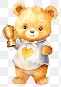 PNG Bear holding trophy mammal. 