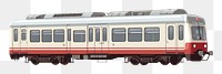 PNG  Train vehicle railway white background. AI generated Image by rawpixel.