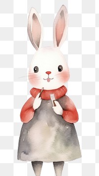 PNG Rabbit character animal cartoon mammal. 