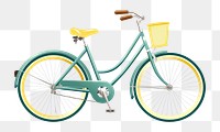 PNG  Bicycle vehicle yellow wheel. AI generated Image by rawpixel.