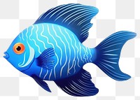 PNG Fish animal pomacanthidae pomacentridae. AI generated Image by rawpixel.