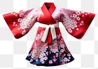 PNG Kimono japan style 3D kimono fashion dress. AI generated Image by rawpixel.