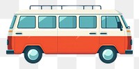 PNG Minibus vehicle car van. AI generated Image by rawpixel.