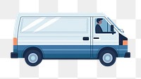 PNG  A van vehicle minibus transportation. AI generated Image by rawpixel.