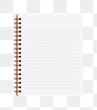 PNG A notebook paper diary page  