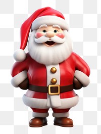 PNG Santa claus figurine cartoon toy. 