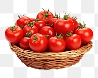 PNG Tomato basket vegetable plant. 