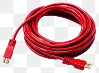 PNG Network cable red electricity. 