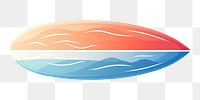 PNG Surfboard sea white background outdoors. AI generated Image by rawpixel.