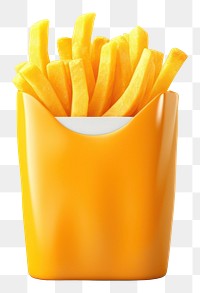 PNG Take away fries food white background freshness. 