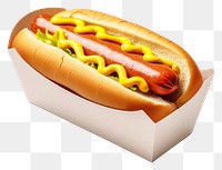 PNG Take away hot dog food white background bratwurst. 