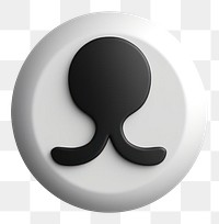PNG Man icon white logo moustache. AI generated Image by rawpixel.