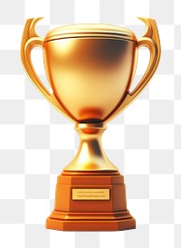 PNG Trophy achievement success winning. AI generated Image by rawpixel.