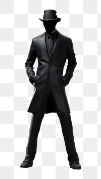 PNG Overcoat footwear tuxedo black. 